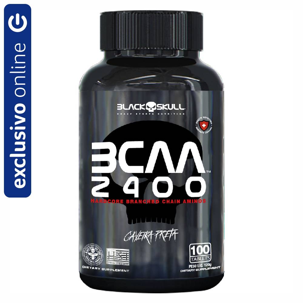 SUPLEMENTO BCAA 2400 AMINOÁCIDOS 100 TABLETS N/A