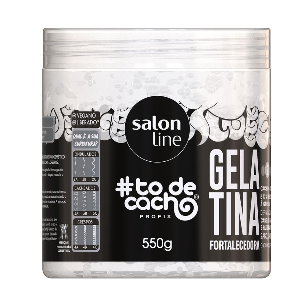 Gelatina Salon Line #Todecacho Fortalecedora 550G