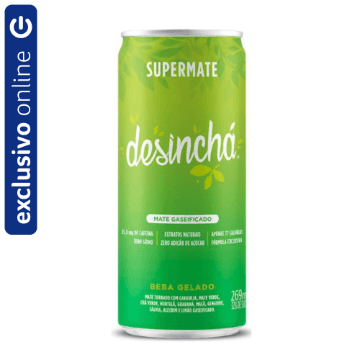 Supermate Gaseificado Desinchá Lata 269ml