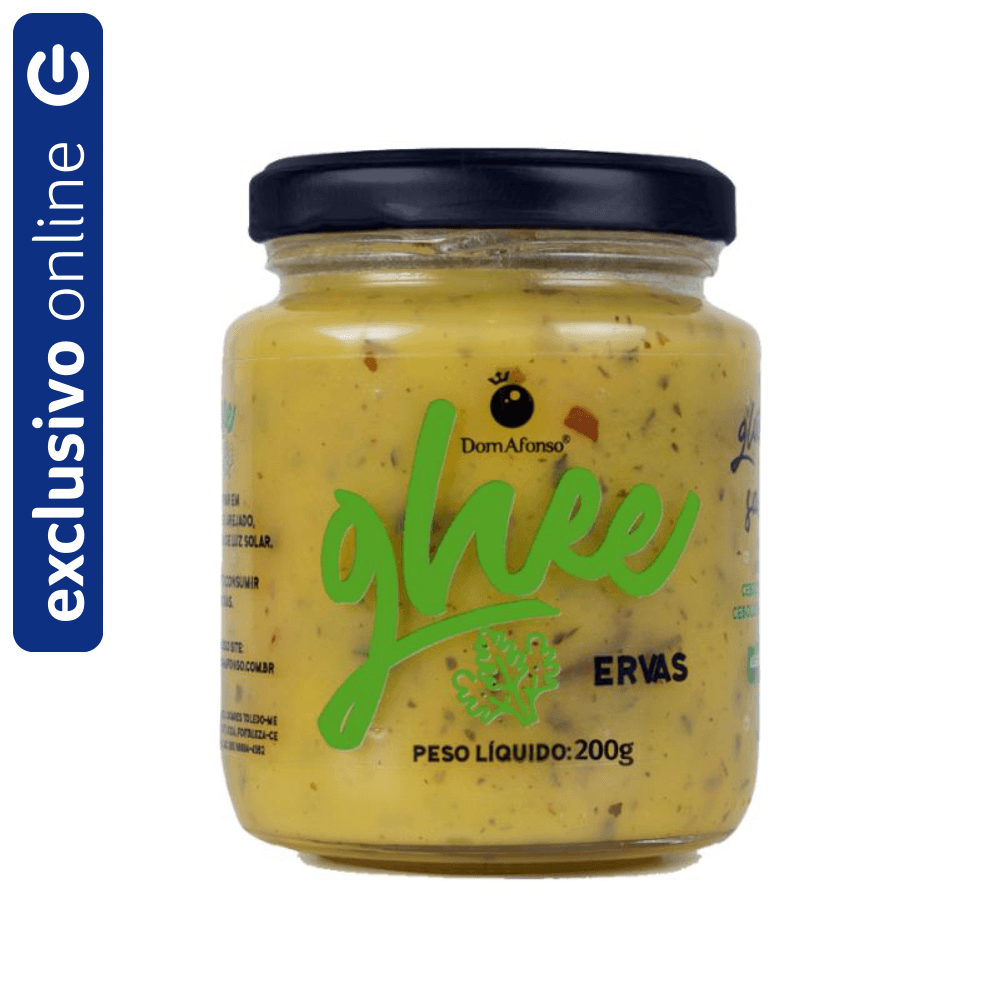 Manteiga Ghee Com Ervas Natural Dom Afonso 200g