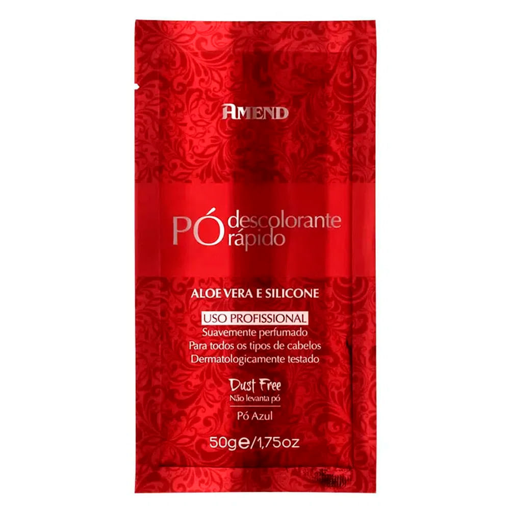 Pó Descolorante Amend Aloe Vera E Silicone 50g