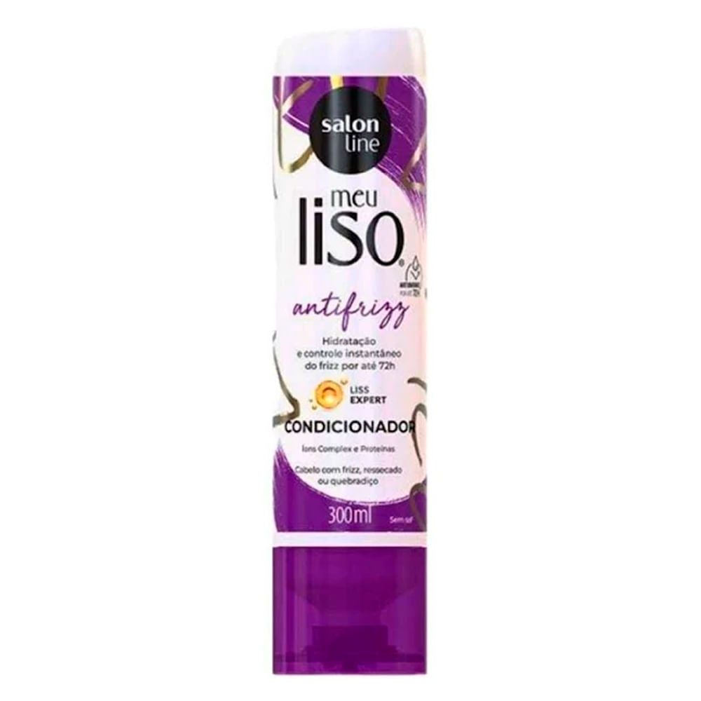 Condicionador Salon Line Meu Liso Ácido Antifrizz 300ml