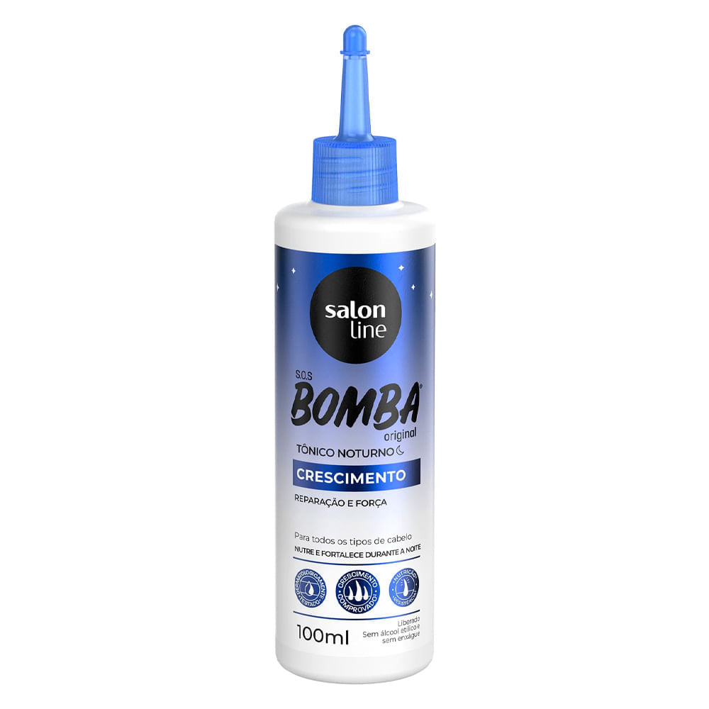 Tônico Capilar Salon Line SOS Bomba Crescimento Noturno 100ml