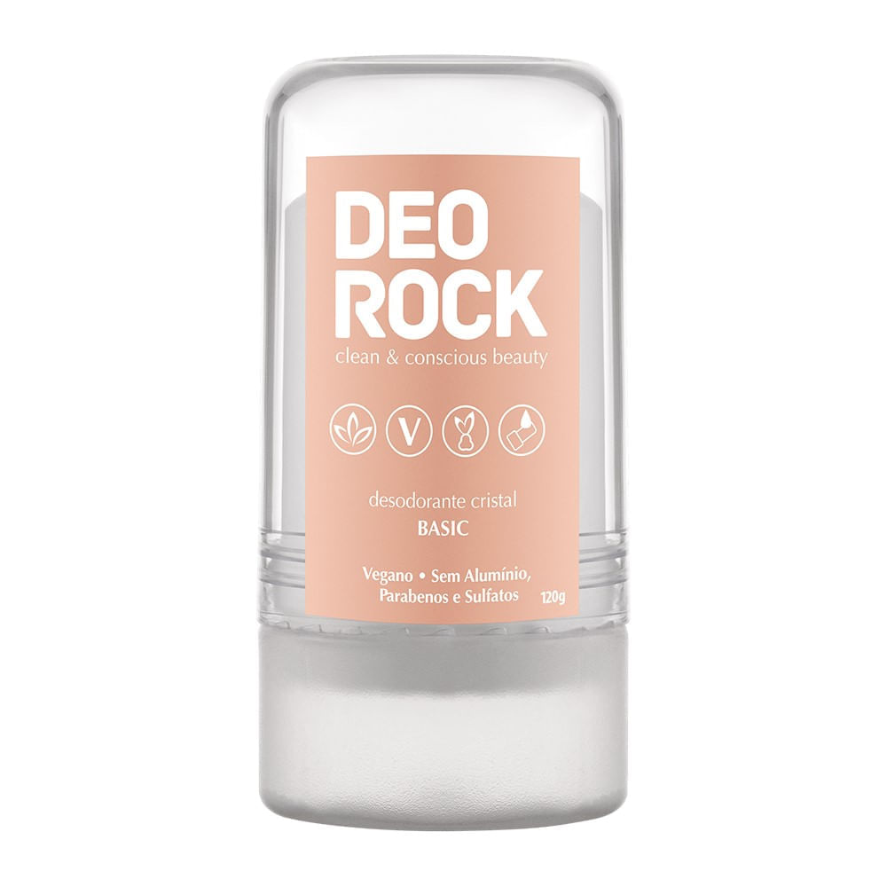 Desodorante Cristal Basic Vegano DeoRock 120g