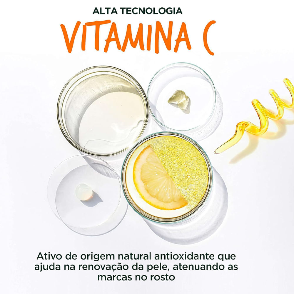 Protetor Facial Garnier Uniform E Matte Vitamina C FPS 50 Cor Clara 40g