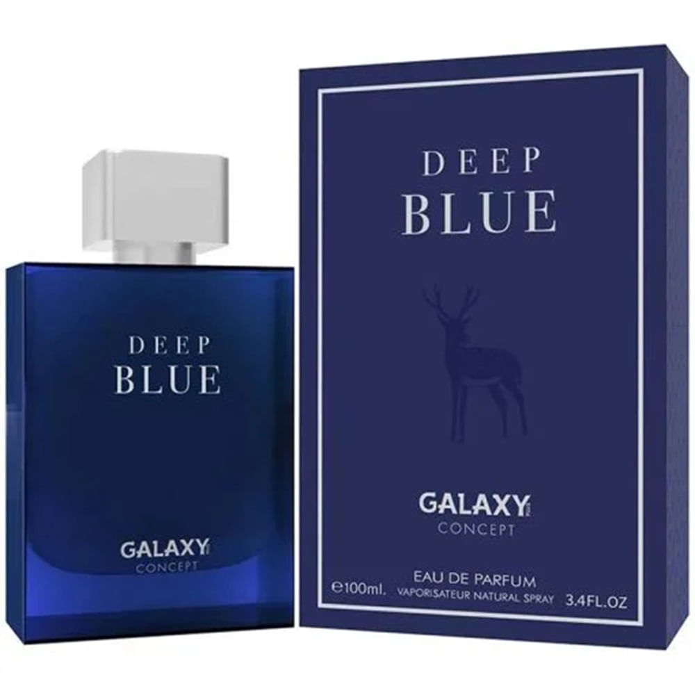 Perfume Masculino Deep Blue Eau De Parfum Grandeur 100 Ml