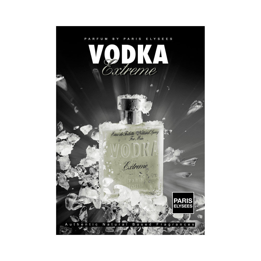 Perfume Masculino Vodka Extreme Paris Elysees Eau de Toilette 100ml