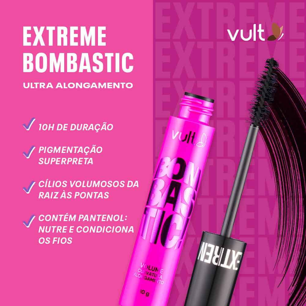 Máscara De Cílios Vult Extreme Bombastic