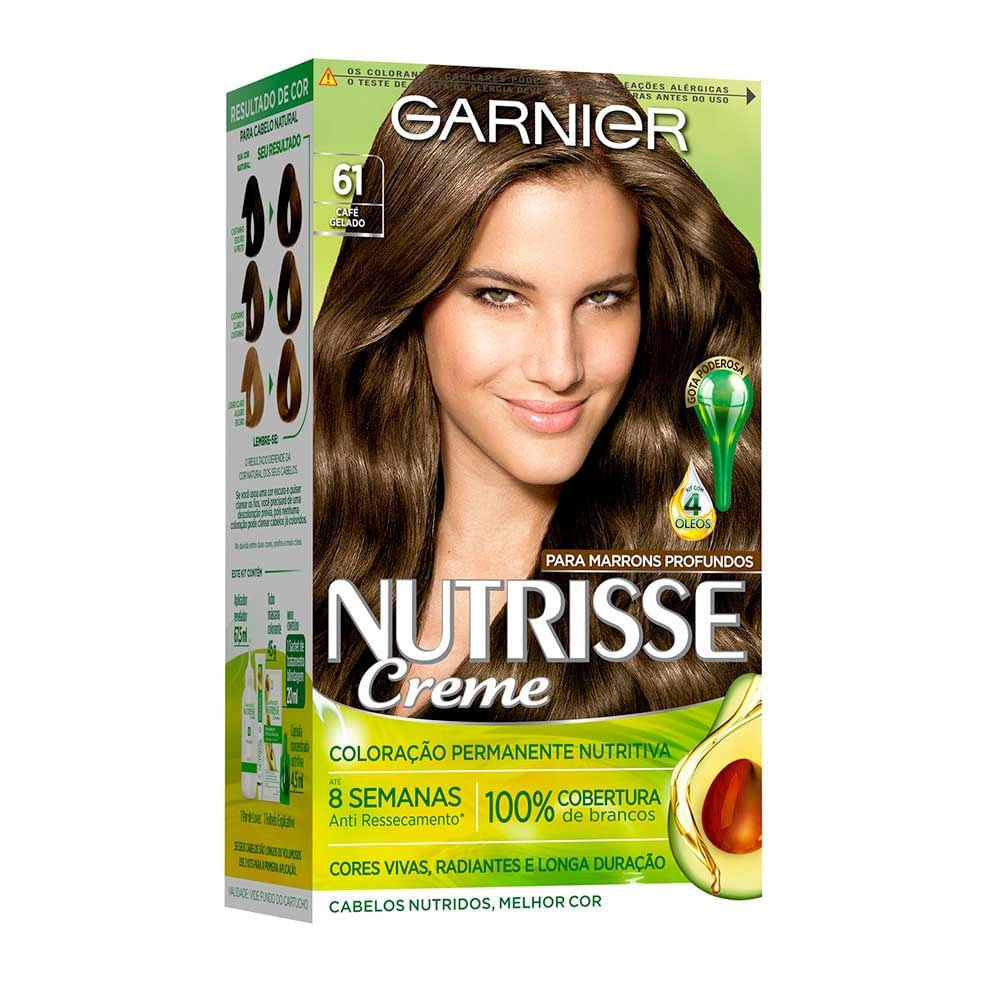 Tintura Nutrisse Creme Café Gelado 61