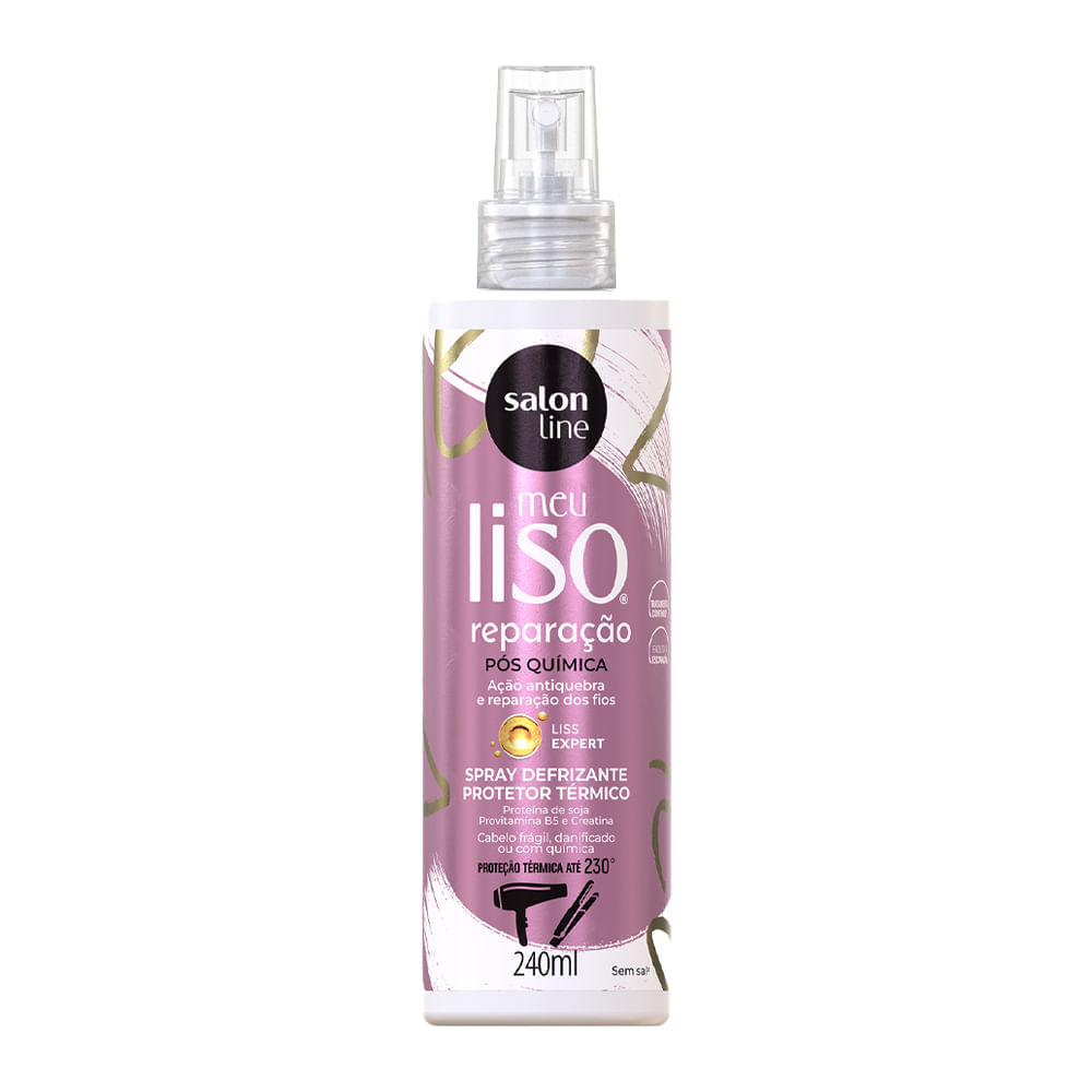 Defrizante Spray Salon Line Meu Liso Reparação 240ml
