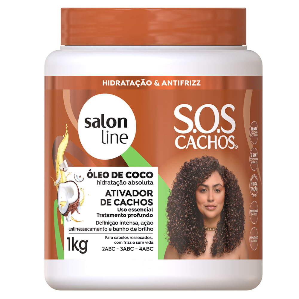 Creme De Tratamento Salon Line SOS Mel E Óleo De Argan 300g