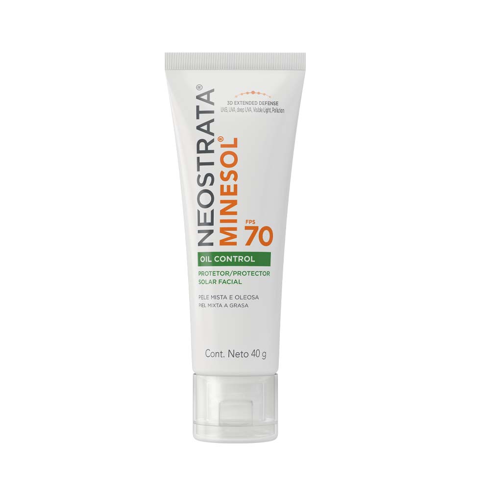 Protetor Solar Facial Neostrata Minesol Pele Oleosa Fps70 40g