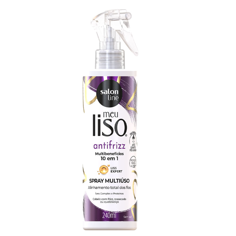 Defrizante Salon Line Spray Meu Liso 10Em1 240ml
