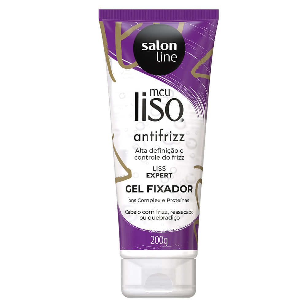 Gel Fixador Salon Line Meu Liso Antifrizz 200g