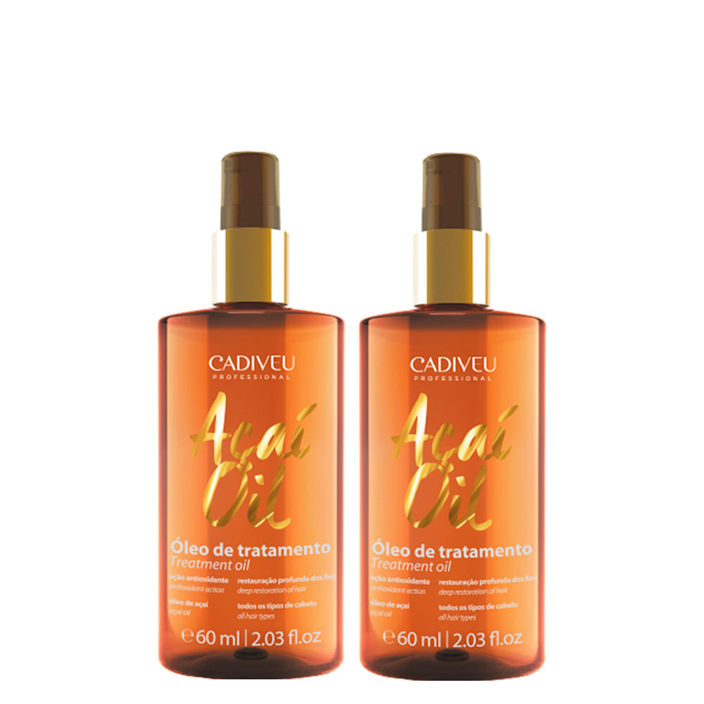 Kit Cadiveu Professional Açaí Oil Óleo Capilar 60 ml 2 Unidades