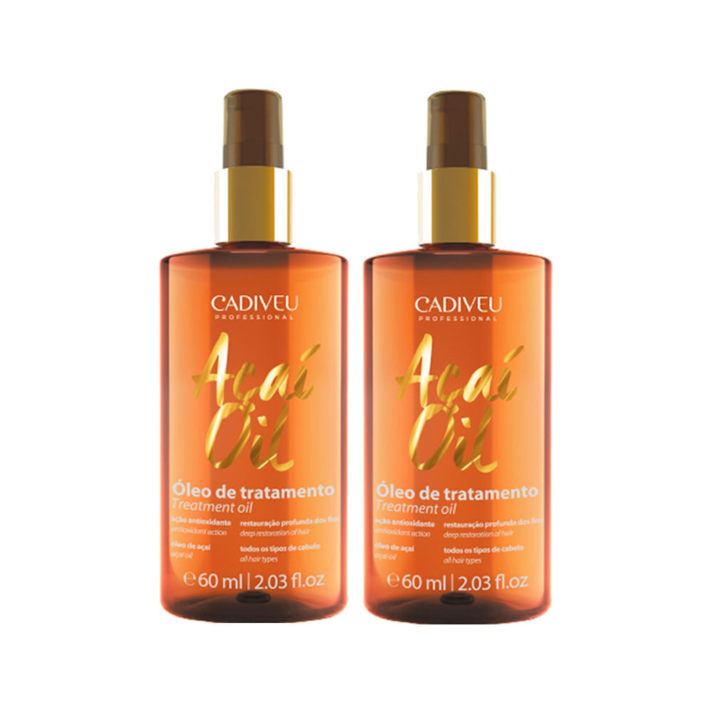 Kit Cadiveu Professional Açaí Oil Óleo Capilar 60 ml 2 Unidades