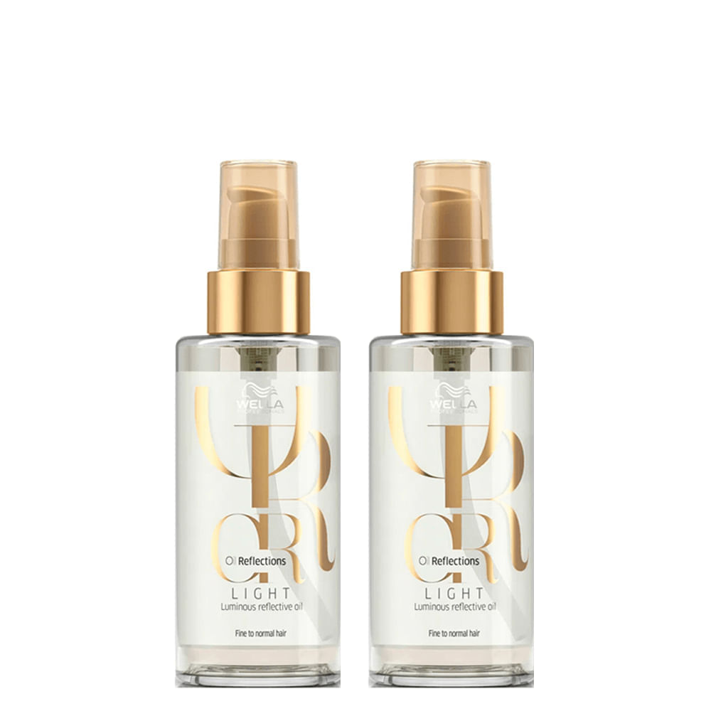 Kit Wella Professionals Oil Reflections Light Óleo Capilar 100 Ml 2 Unidades