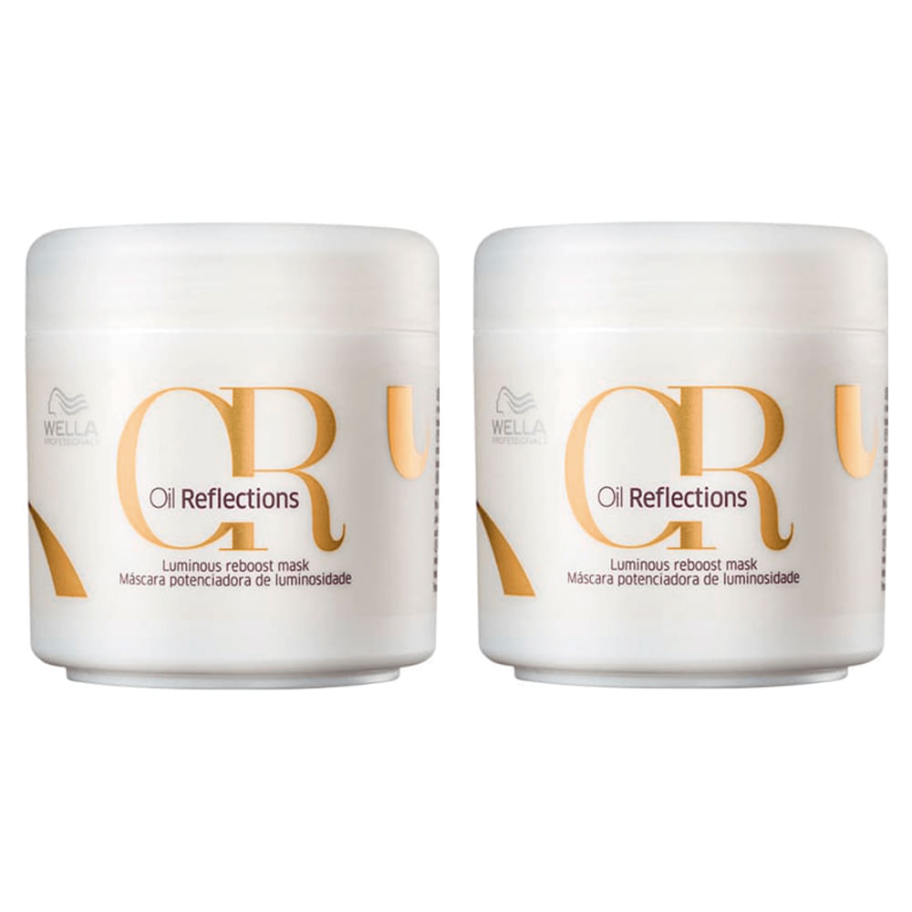 Kit Wella Professionals Oil Reflections Máscara de Brilho 150 ml 2 Unidades