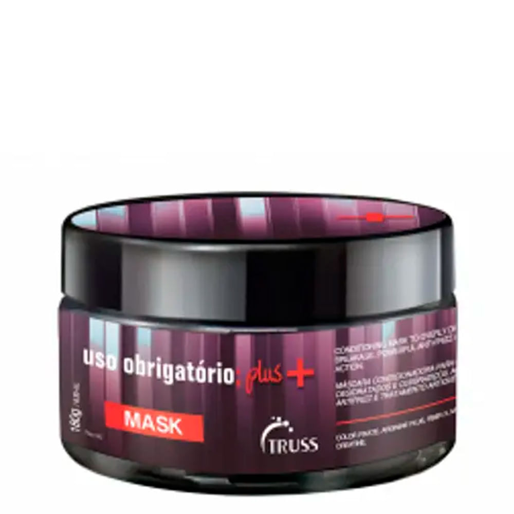 Máscara de Nutrição Intensa Truss Uso Obrigatório Plus+ 180 g