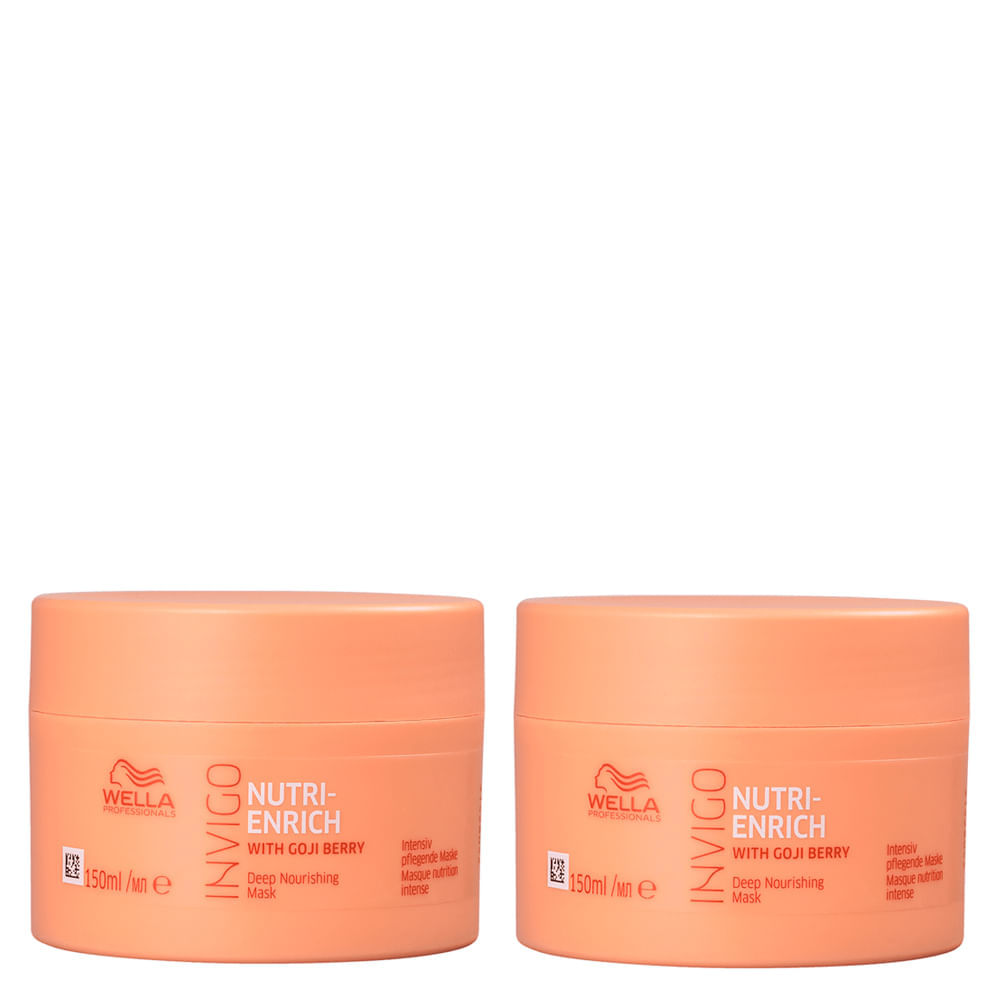 Kit Wella Professionals Invigo Nutri Enrich Máscara De Nutrição 150 Ml 2 Unidades