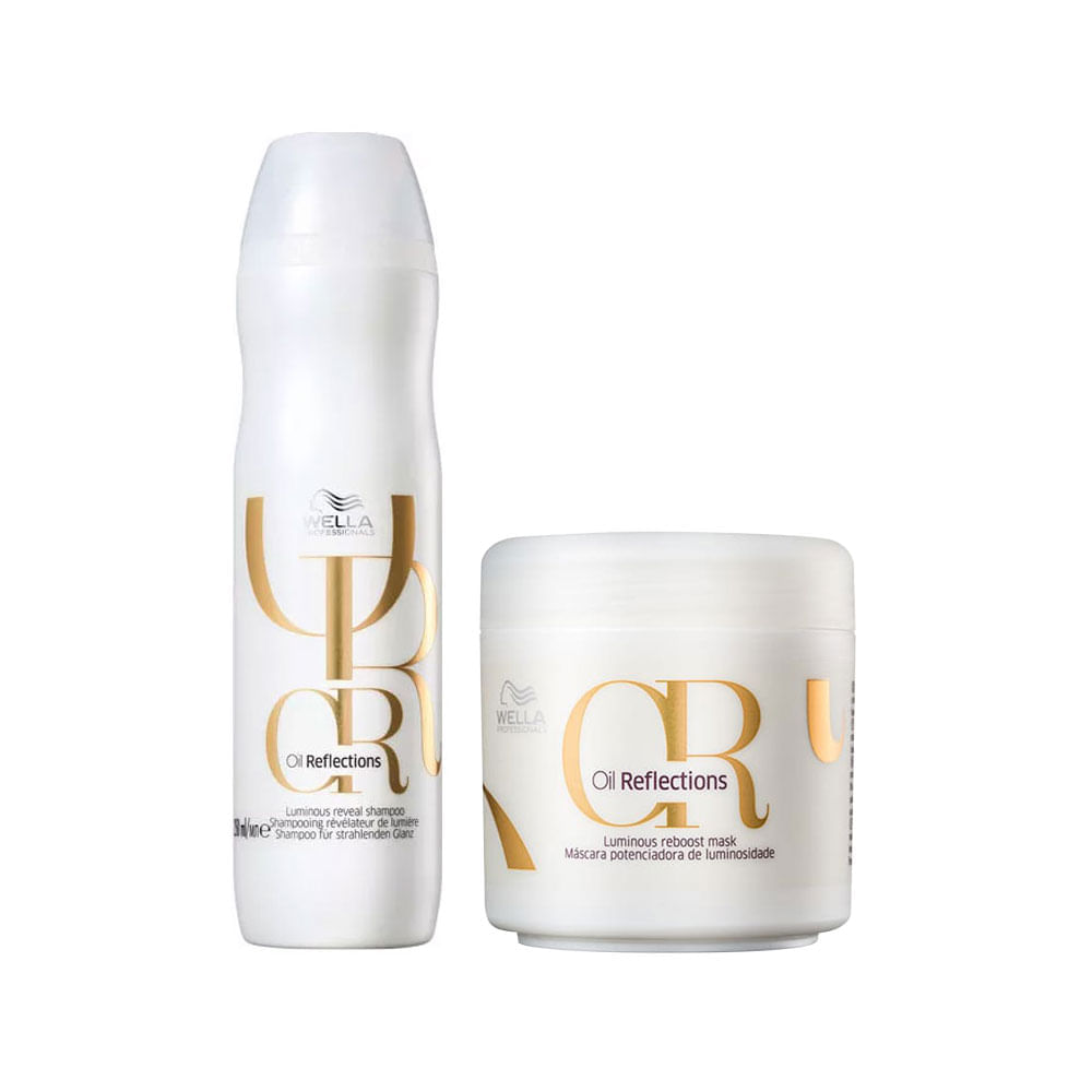 Kit&nbsp;Wella Oil Reflections - Shampoo 250 ml + Máscara 150 ml