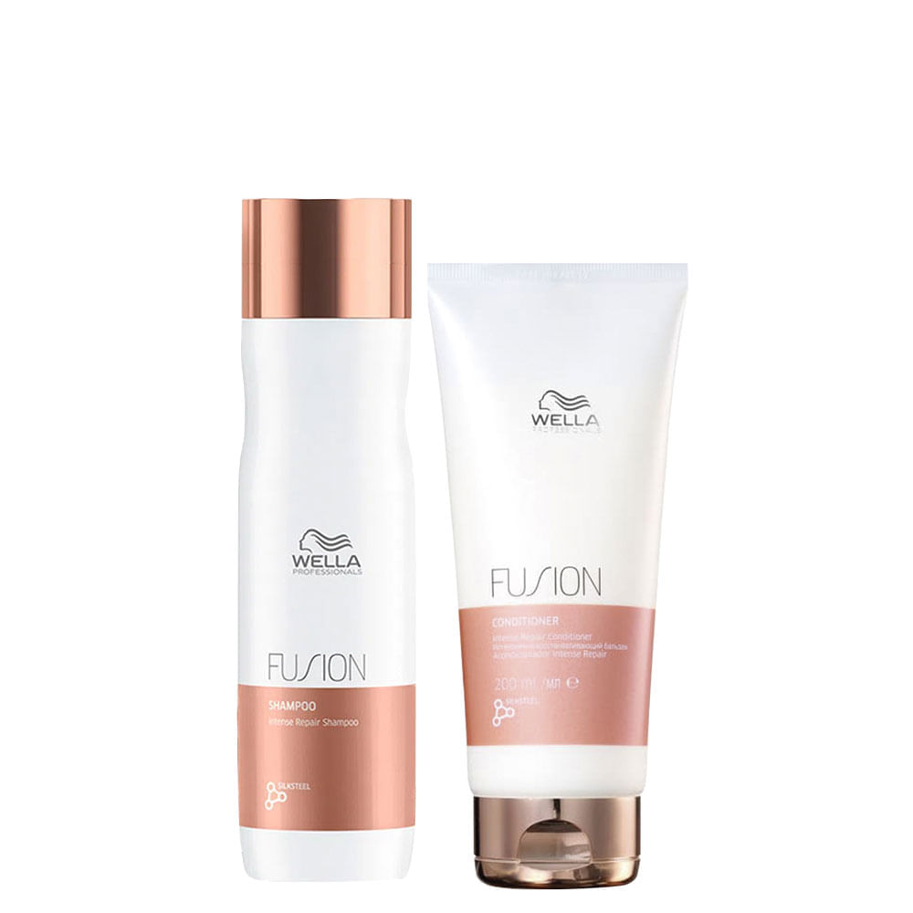 Kit Wella Professionals Fusion - Shampoo 250 ml + Condicionador 200 ml