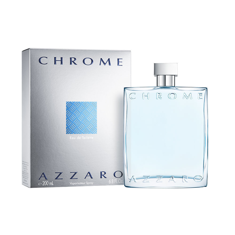 Perfume Masculino Azzaro Chrom Eau de Toilette 200 ml