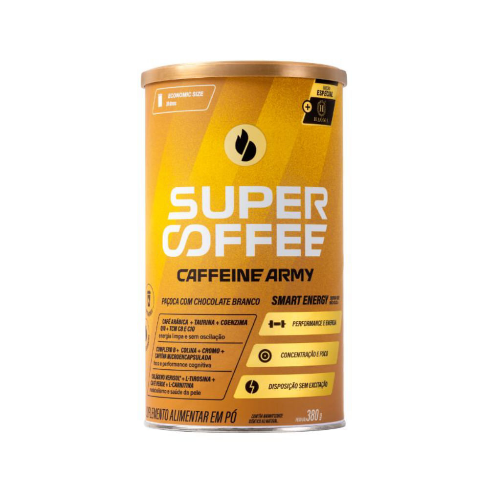 Supercoffee 3.0 Paçoca Com Chocolate Branco Caffeine Army 380g