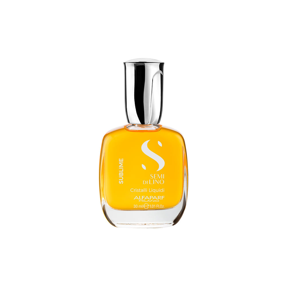 Óleo Capilar Alfaparf Milano Professional Semi Di Lino Sublime Cristalli Líquidi 30 ml