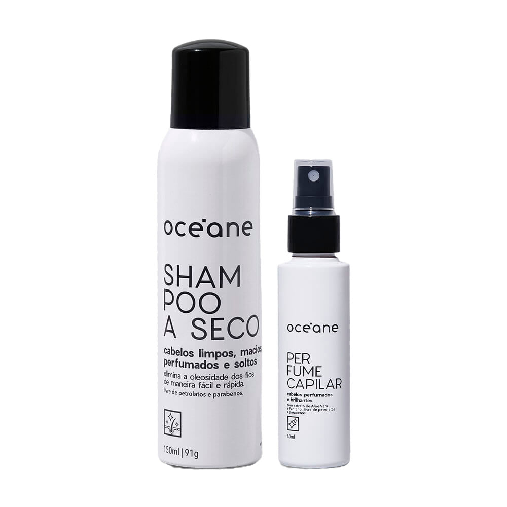 Kit Perfume Capilar + Shampoo A Seco 2 Produtos