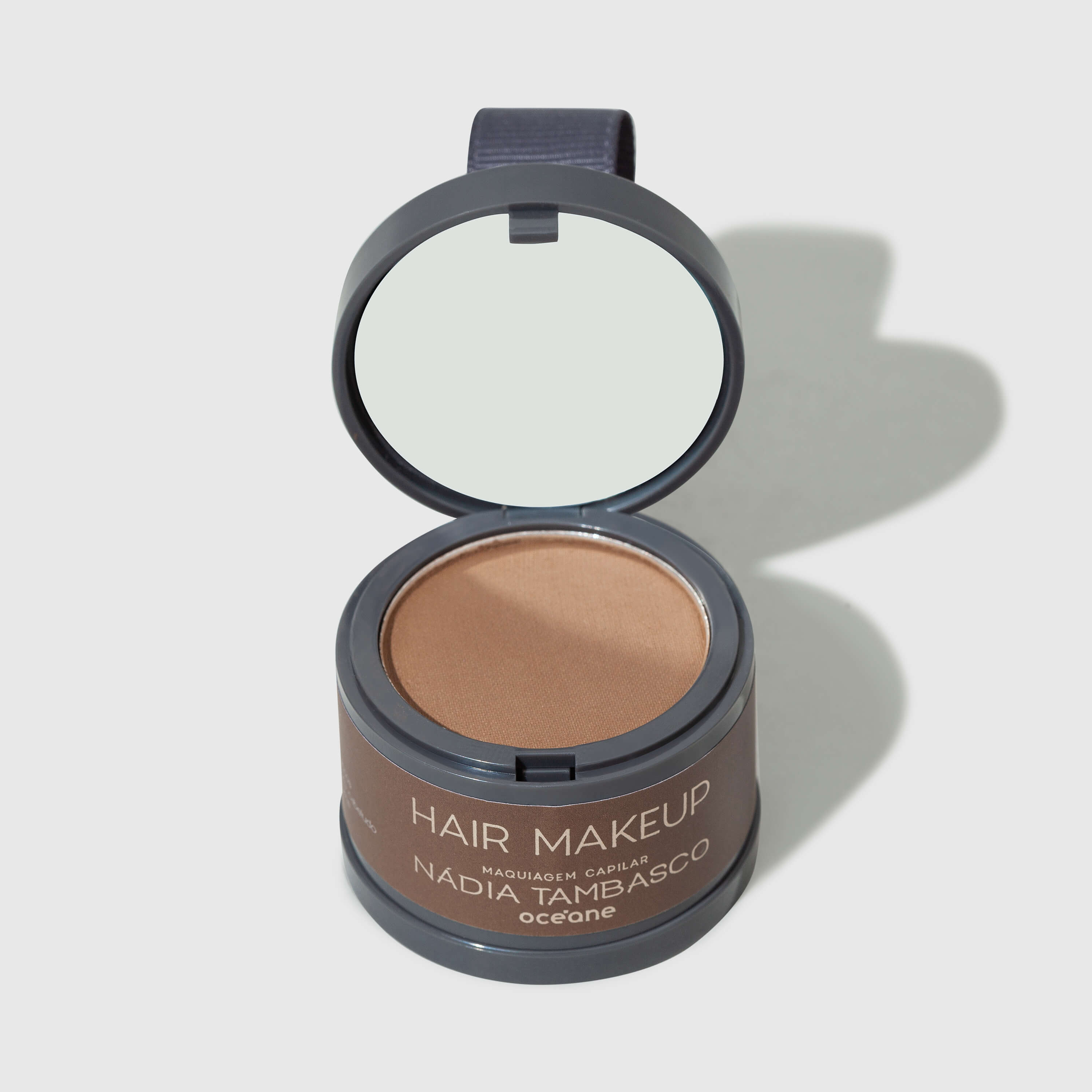 Kit Máscara de Sobrancelha Castanho + Maquiagem Capilar Nádia Tambasco By Océane 2 Produtos