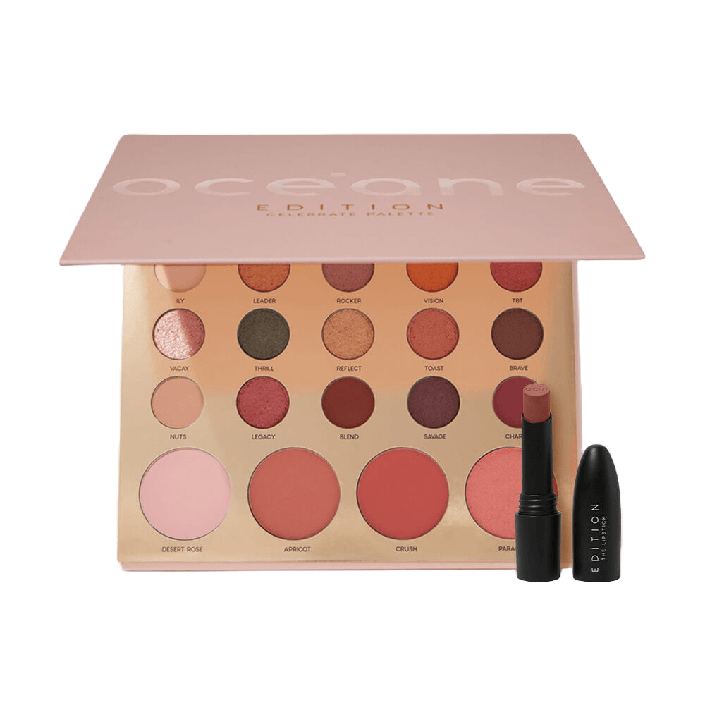 Kit Paleta Multifuncional Celebrate + Batom Nude Océane Edition