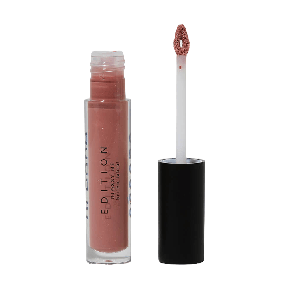Brilho Labial Nude Glossy Me Shimmer Brown Océane Edition 4g