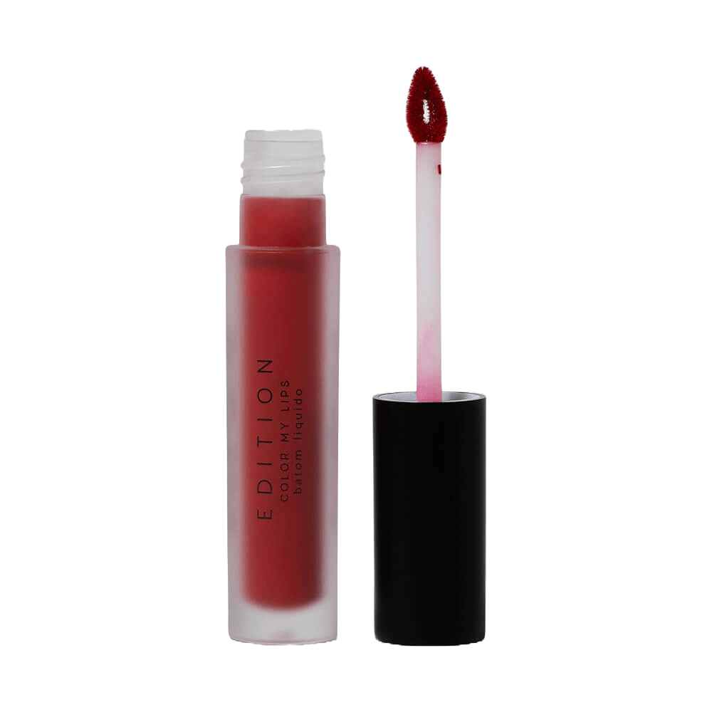 Batom Líquido Vermelho Matte Color My Lips Océane Edition