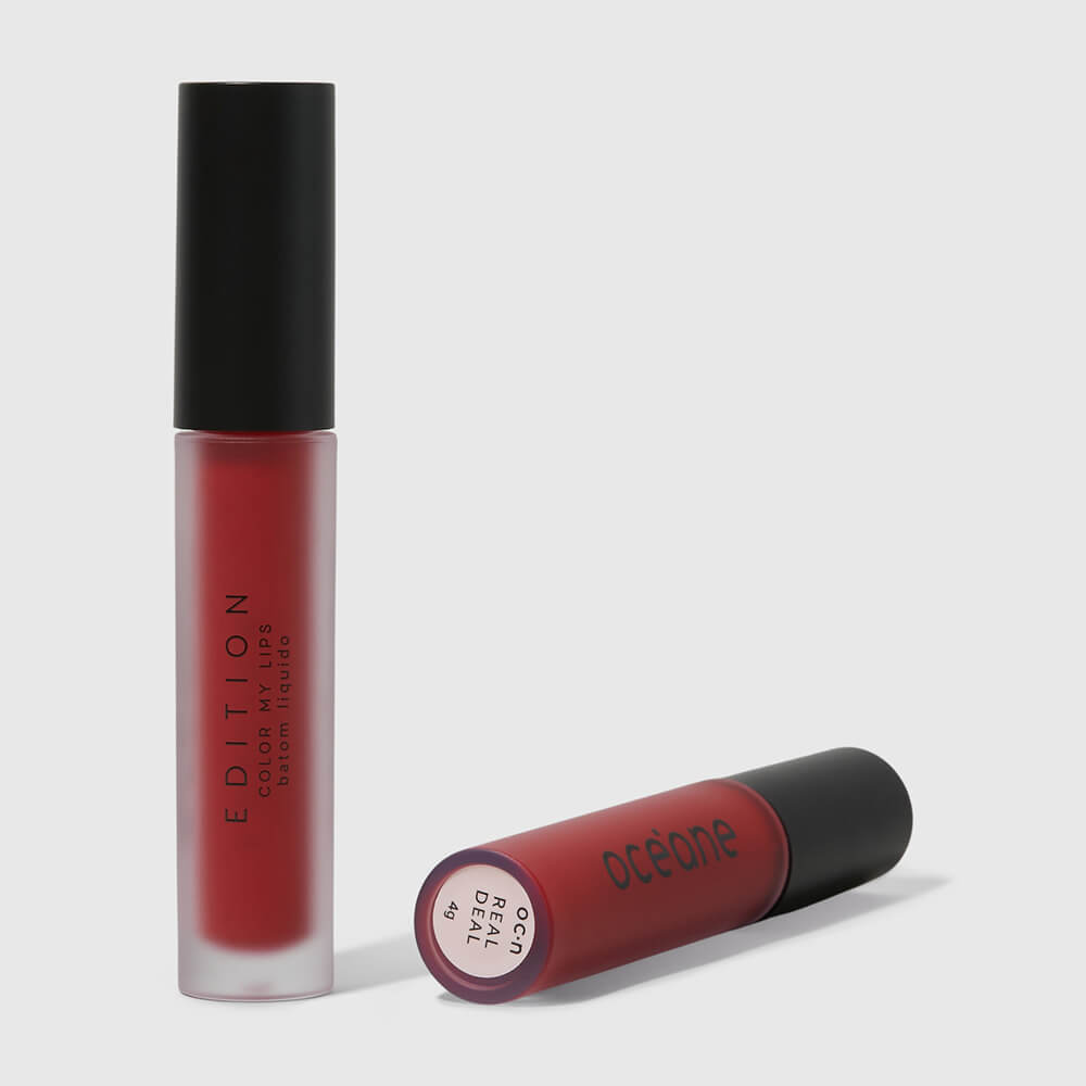 Batom Líquido Vermelho Matte Color My Lips Océane Edition