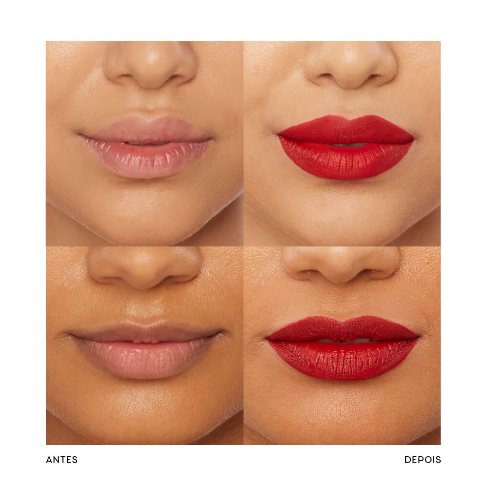 Batom Líquido Vermelho Matte Color My Lips Océane Edition