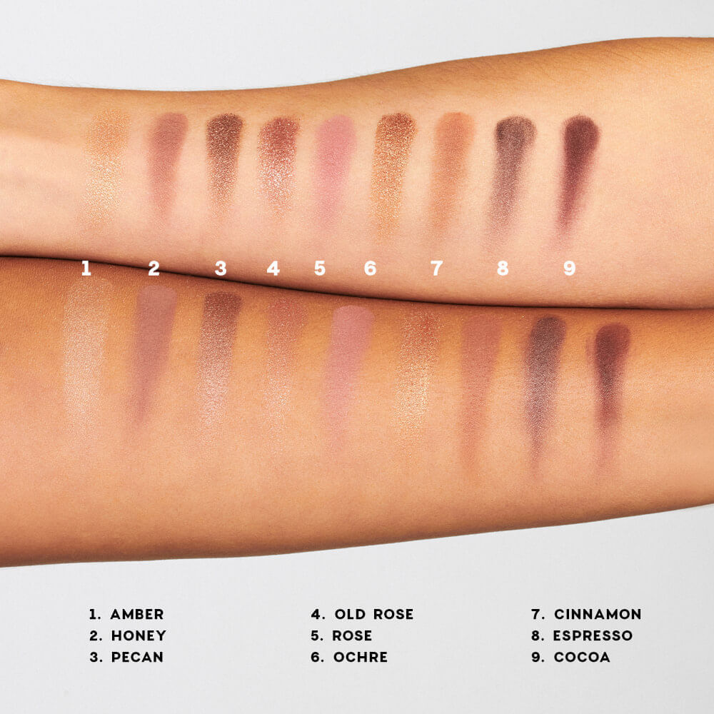 Kit Lápis de Olhos Marrom + Lápis de Olhos Preto + Paleta de Sombras Nude Océane Edition