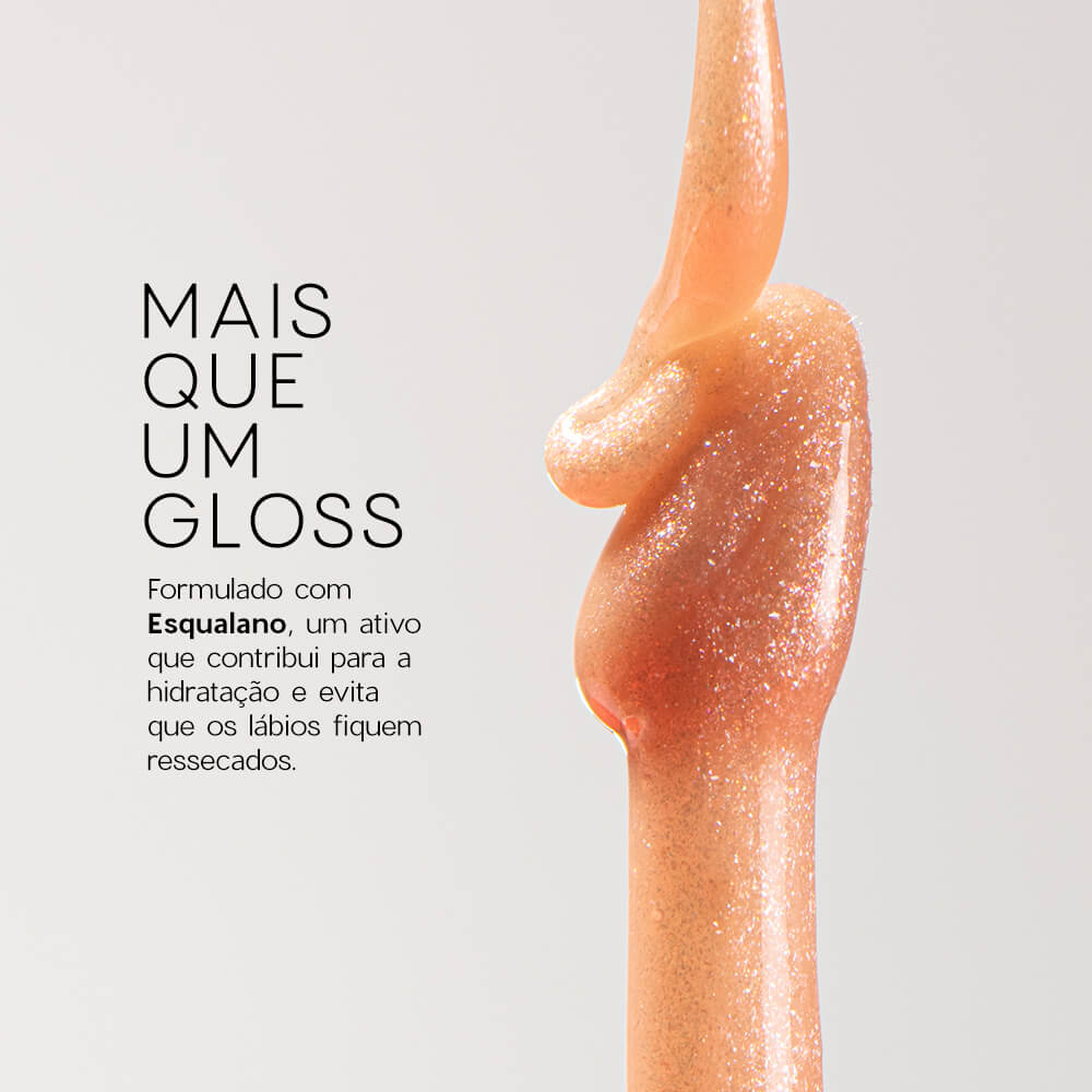 Brilho Labial Transparente Glossy Me Glazed Océane Edition