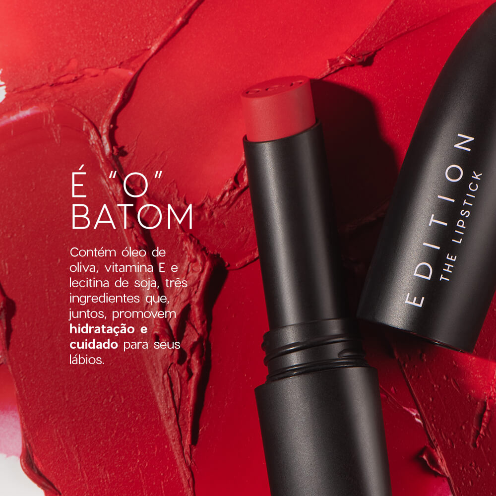Batom The Lipstick Semi-Matte Océane Edition Vermelho