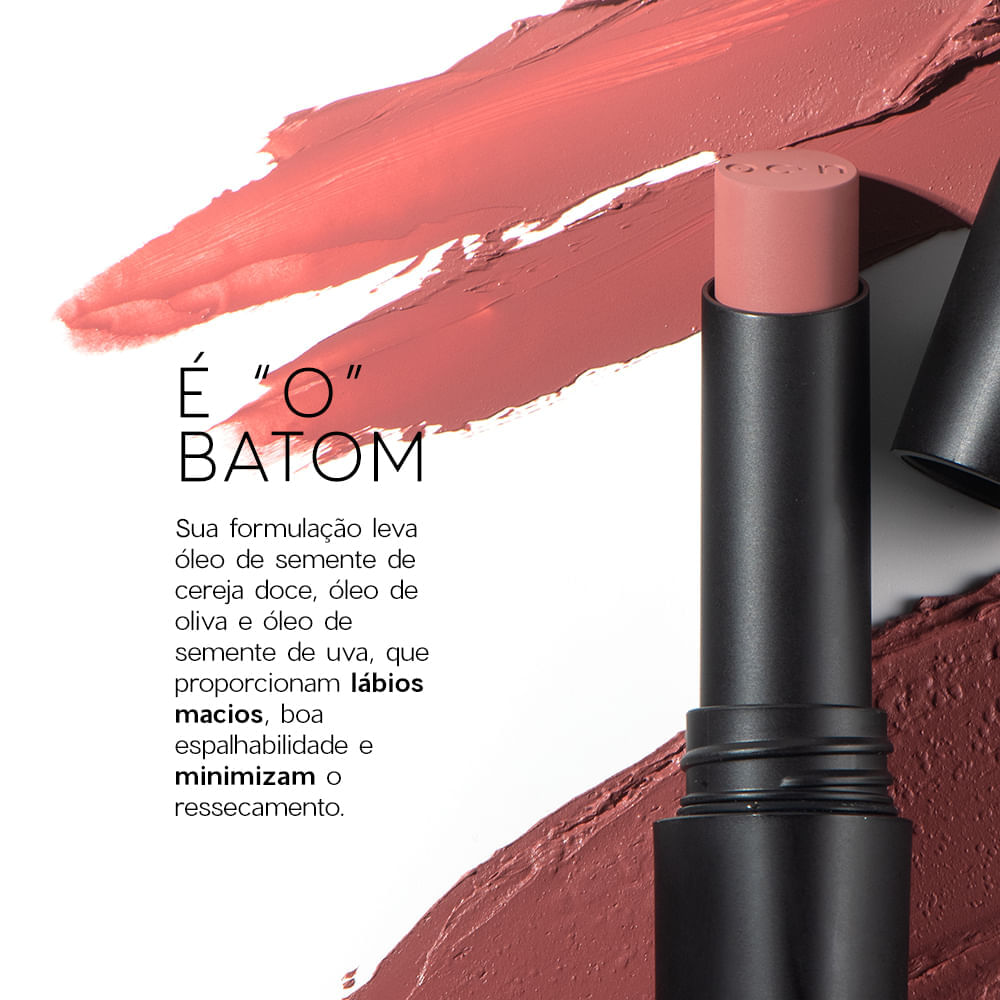Kit Batom Nude Semi-Matte + Blush Cremoso