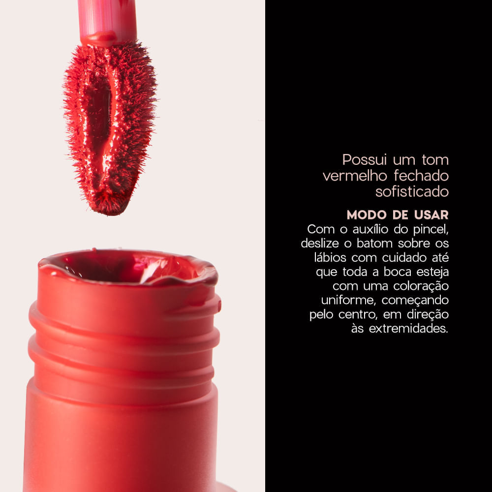 Kit Batom Color My Lips Real Deal Líquido Vermelho + Batom Líquido Color My Lips Naked Nude + Batom Líquido Color My Lips Hype Rosa