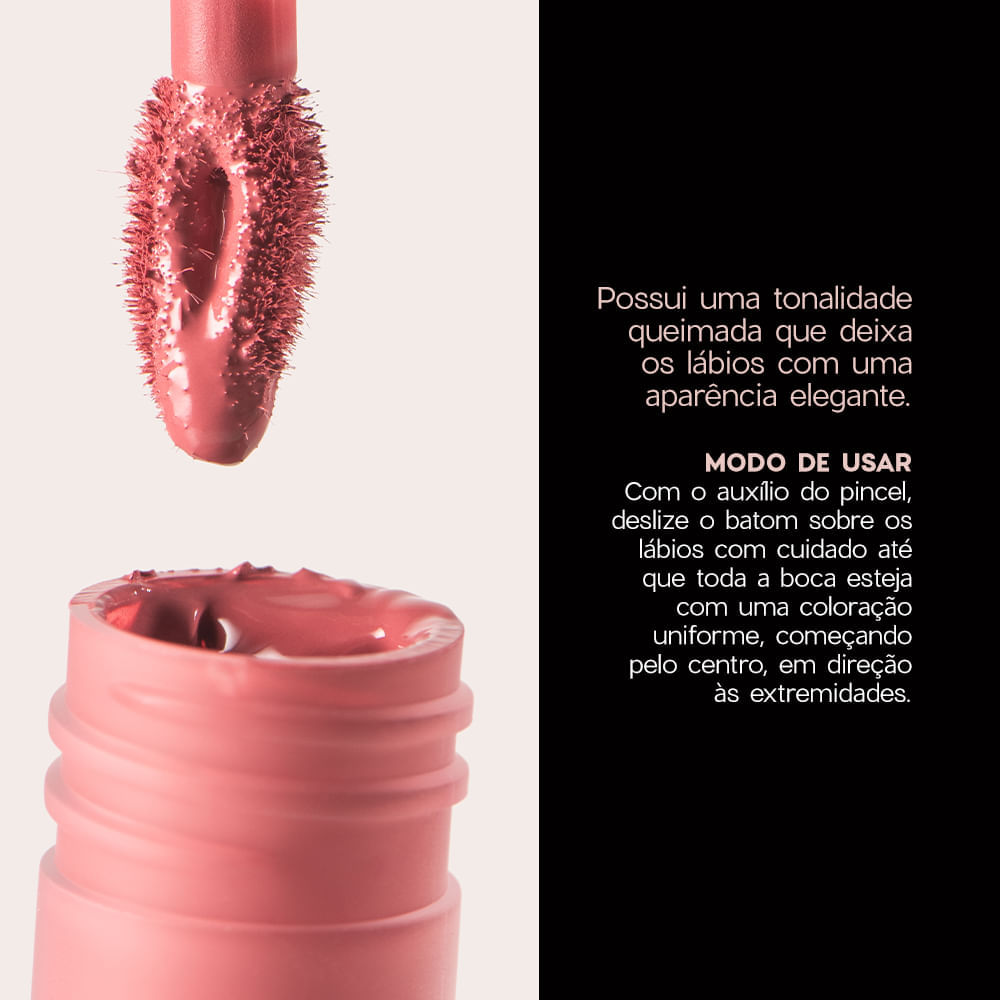 Kit Batom Color My Lips Real Deal Líquido Vermelho + Batom Líquido Color My Lips Naked Nude + Batom Líquido Color My Lips Hype Rosa