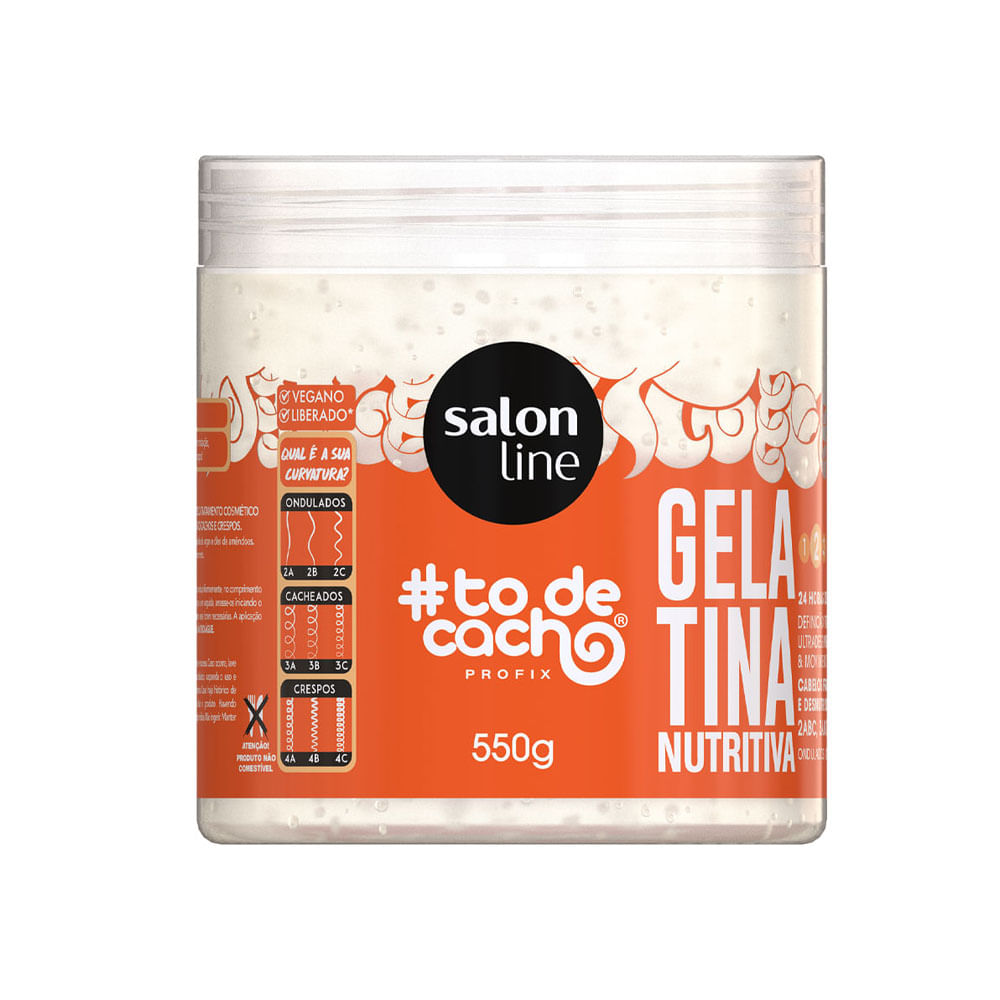 Gelatina Salon Line #todecacho Nutritiva 550g