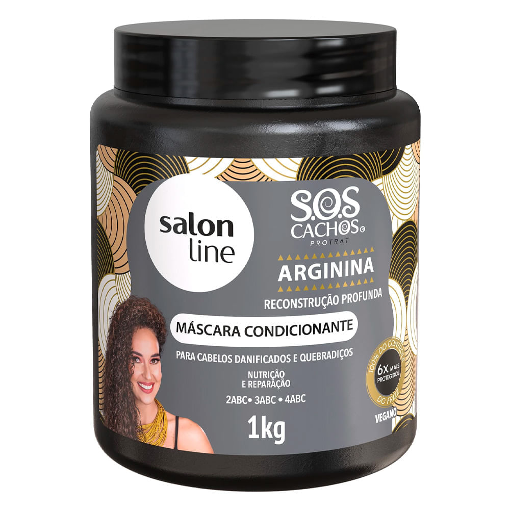 Máscara Capilar Salon Line SOS Arginina Reconstrução 1kg