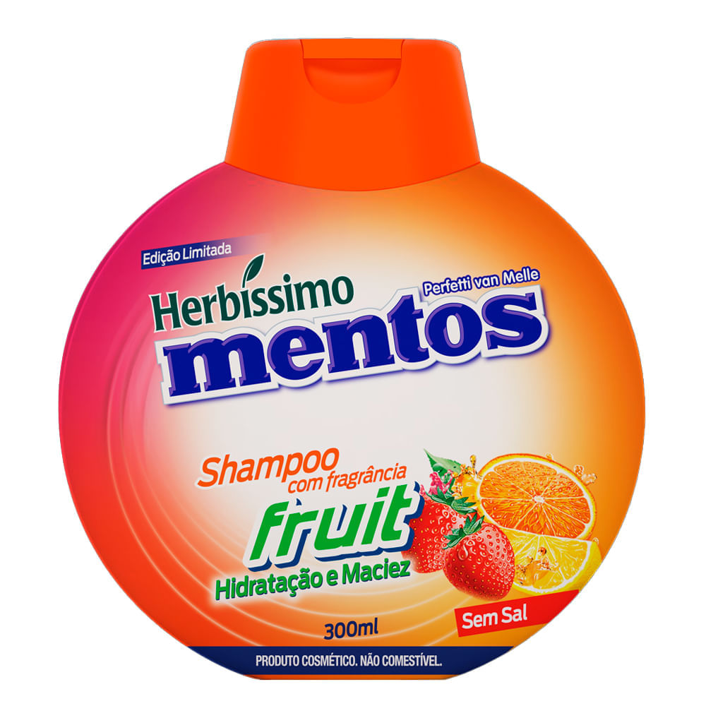 Shampoo Herbíssimo Mentos Fruit 300ml