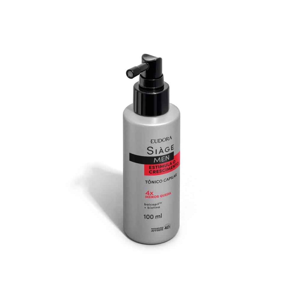 Tônico Capilar Eudora Siàge Men Estimula O Crescimento 100ml
