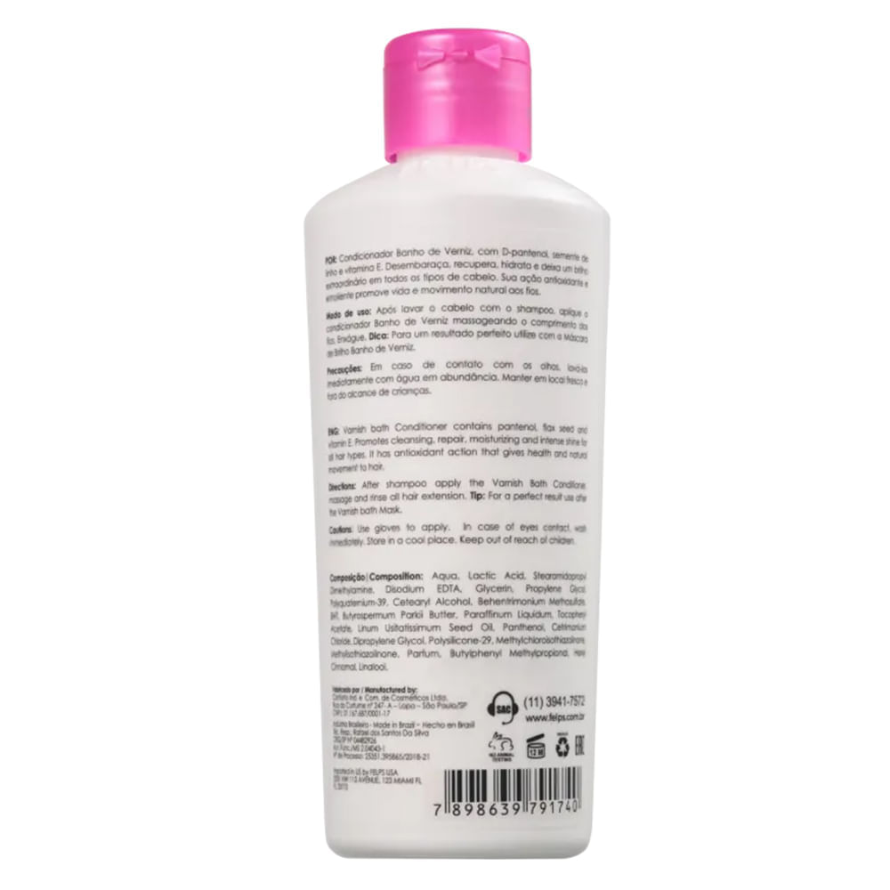 Condicionador De Tratamento Felps Banho De Verniz 250ml