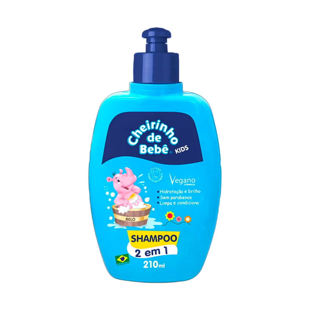Shampoo Cheirinho De Bebê 2 Em1 210ml