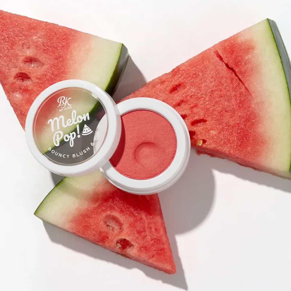 Blush Aveludado Ruby Kisses Melon Pop Bouncy Red Pop