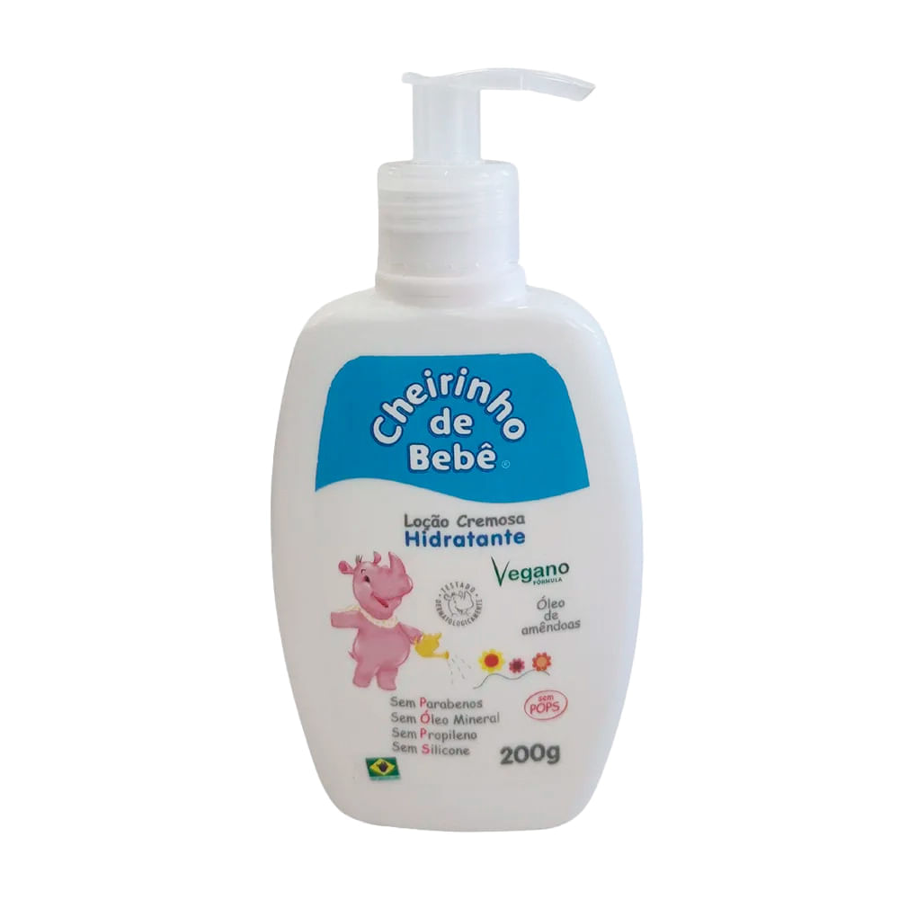 Loção Hidratante Infantil Cheirinho De Bebê Azul 200g